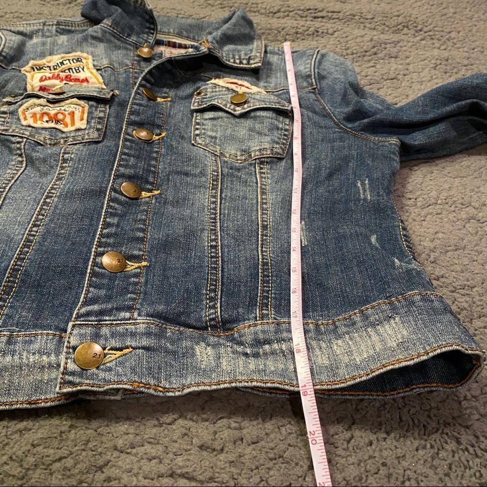 2.1 Blue Jean Jacket Girls Size Large - Picture 8 of 15